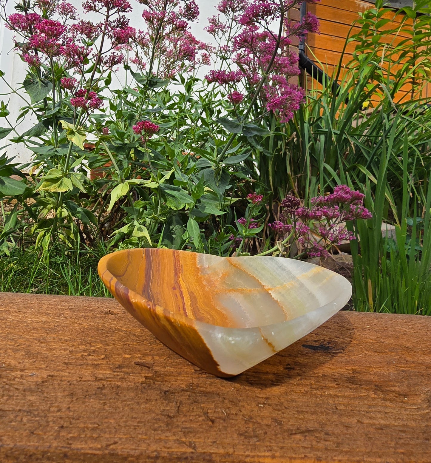 Aragonite Heart Bowl