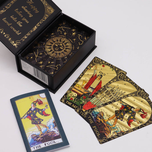 Gold Foil Tarot - Let the Magic Begin With Gift Box