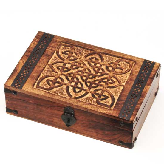 Celtic Knot Design Wood Boxes