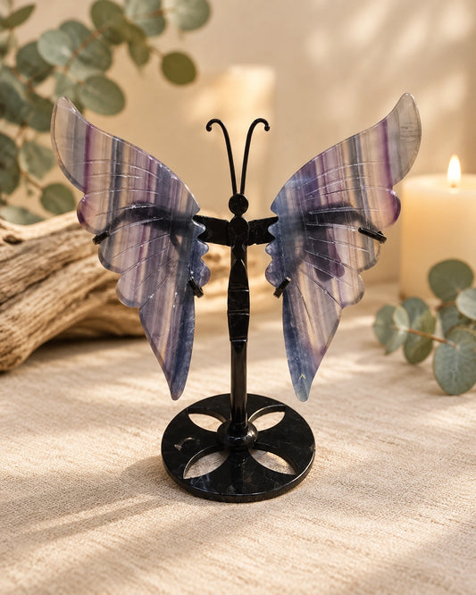 Rainbow Fluorite Butterfly