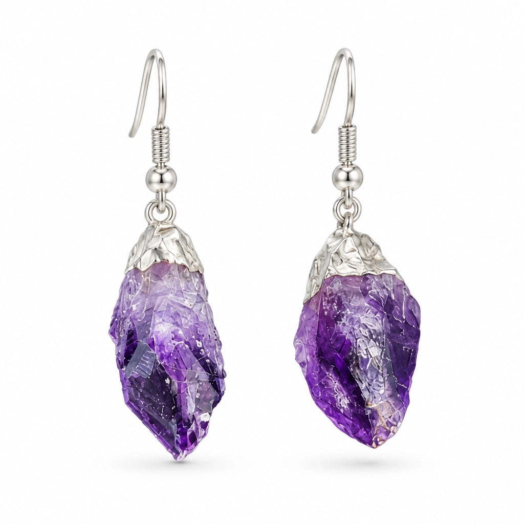 Amethyst Drop Earrings