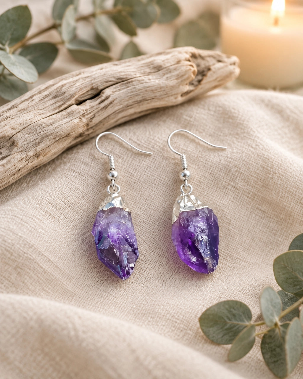 Amethyst Drop Earrings
