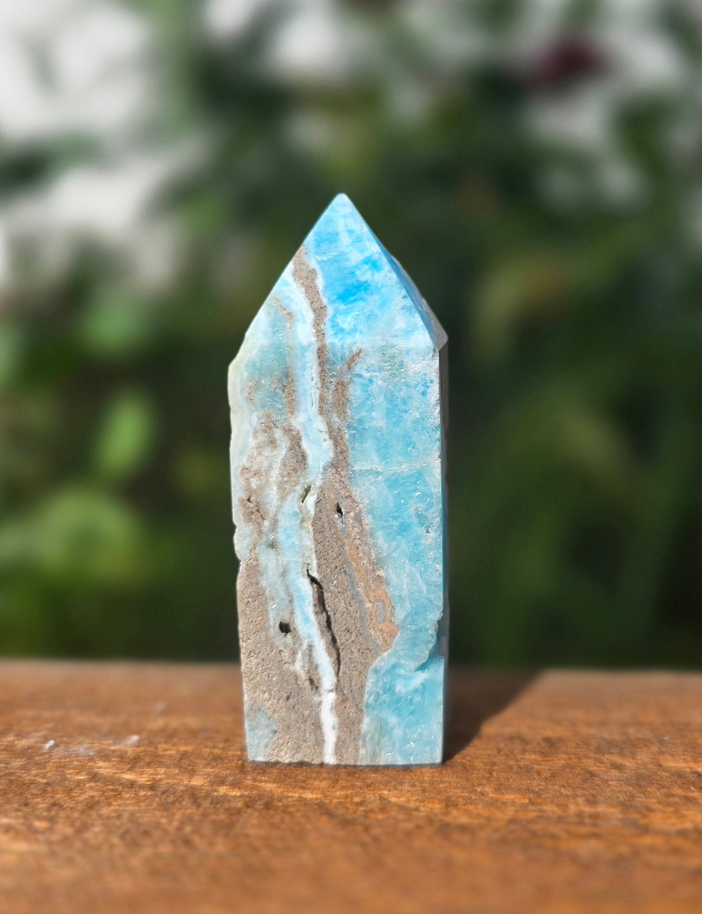 Blue Aragonite Tower