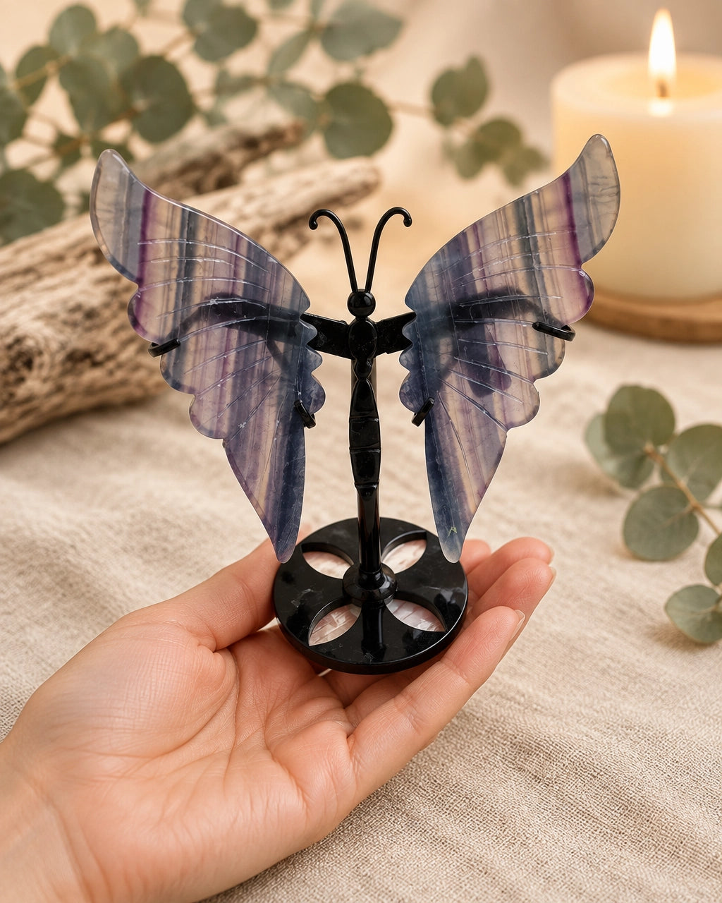 Rainbow Fluorite Butterfly