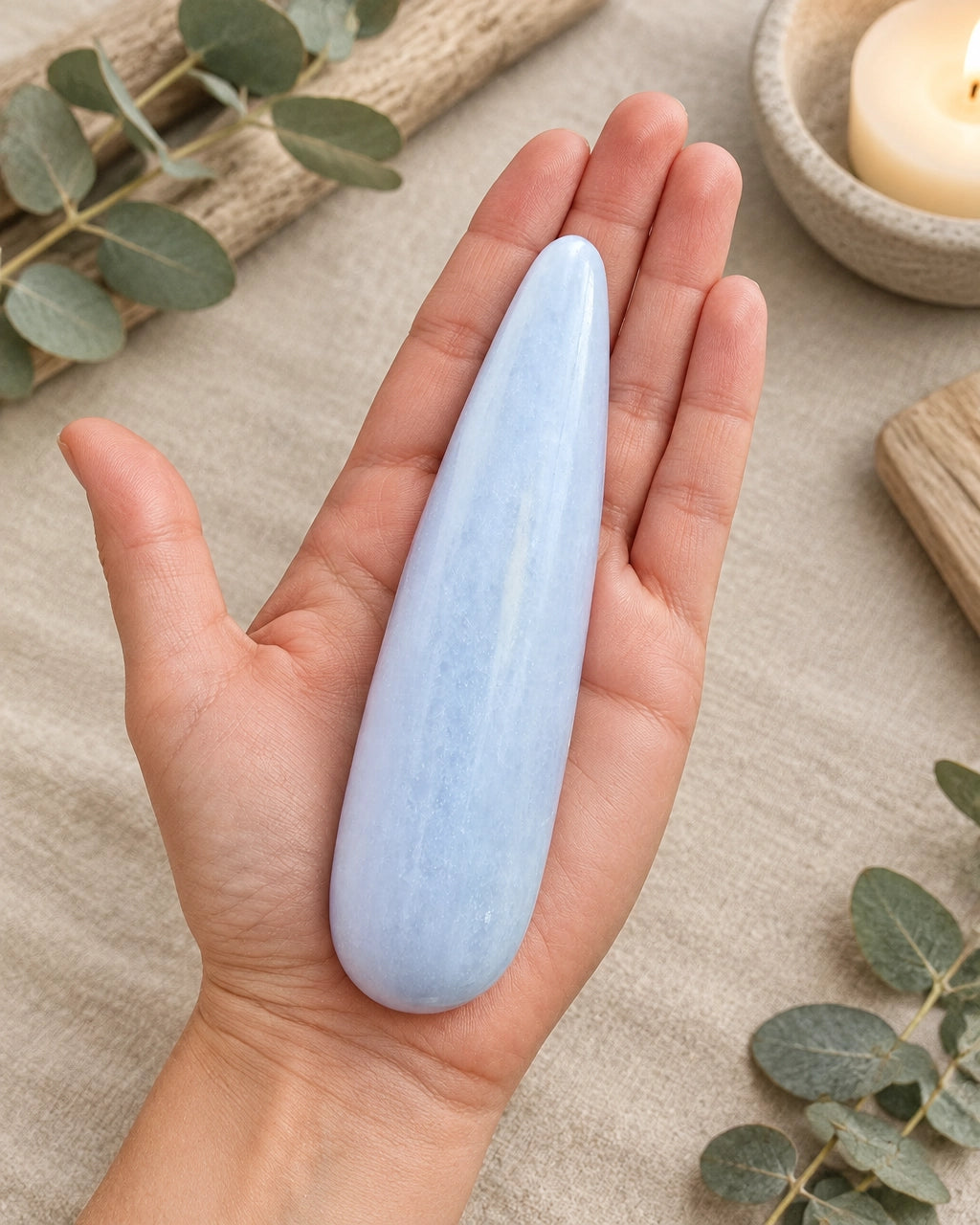 Blue Quartz Wand