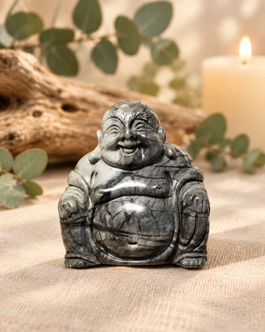 Picasso Jasper Laughing Buddha