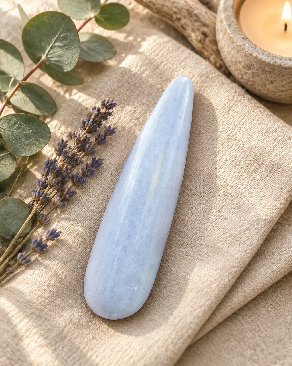 Blue Quartz Wand
