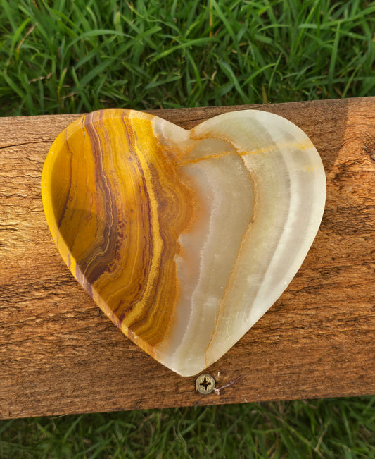 Aragonite Heart Bowl