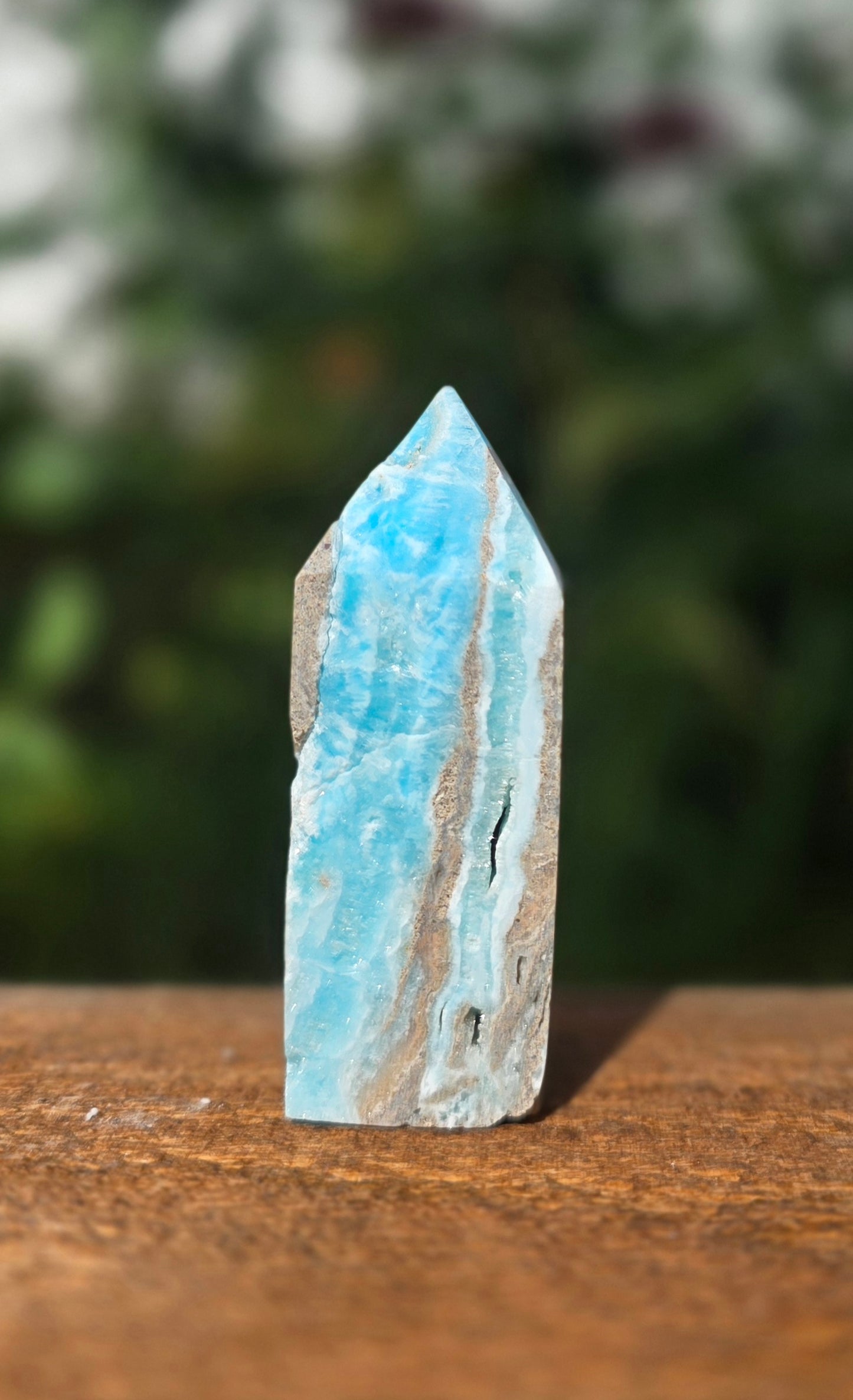 Blue Aragonite Tower