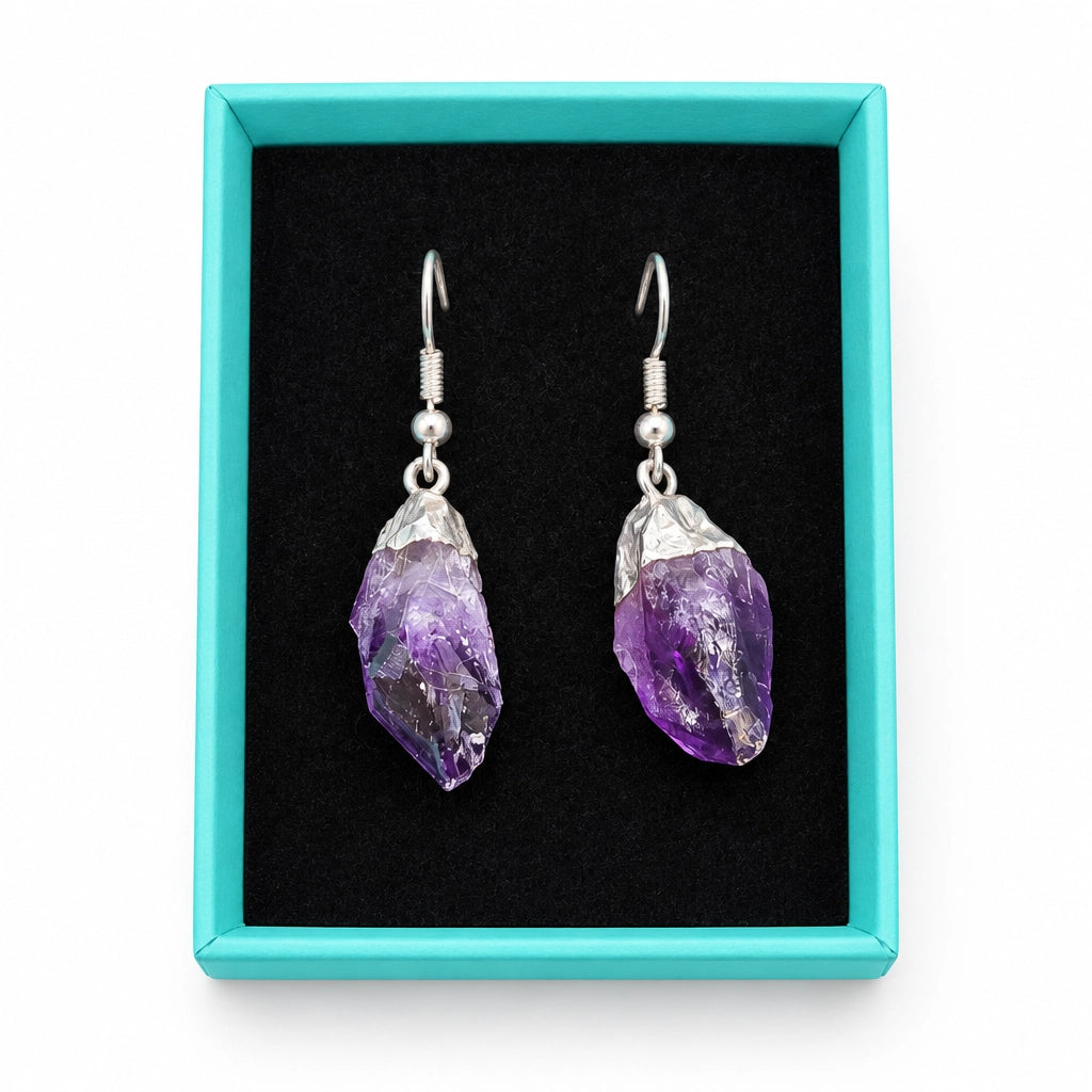 Amethyst Drop Earrings