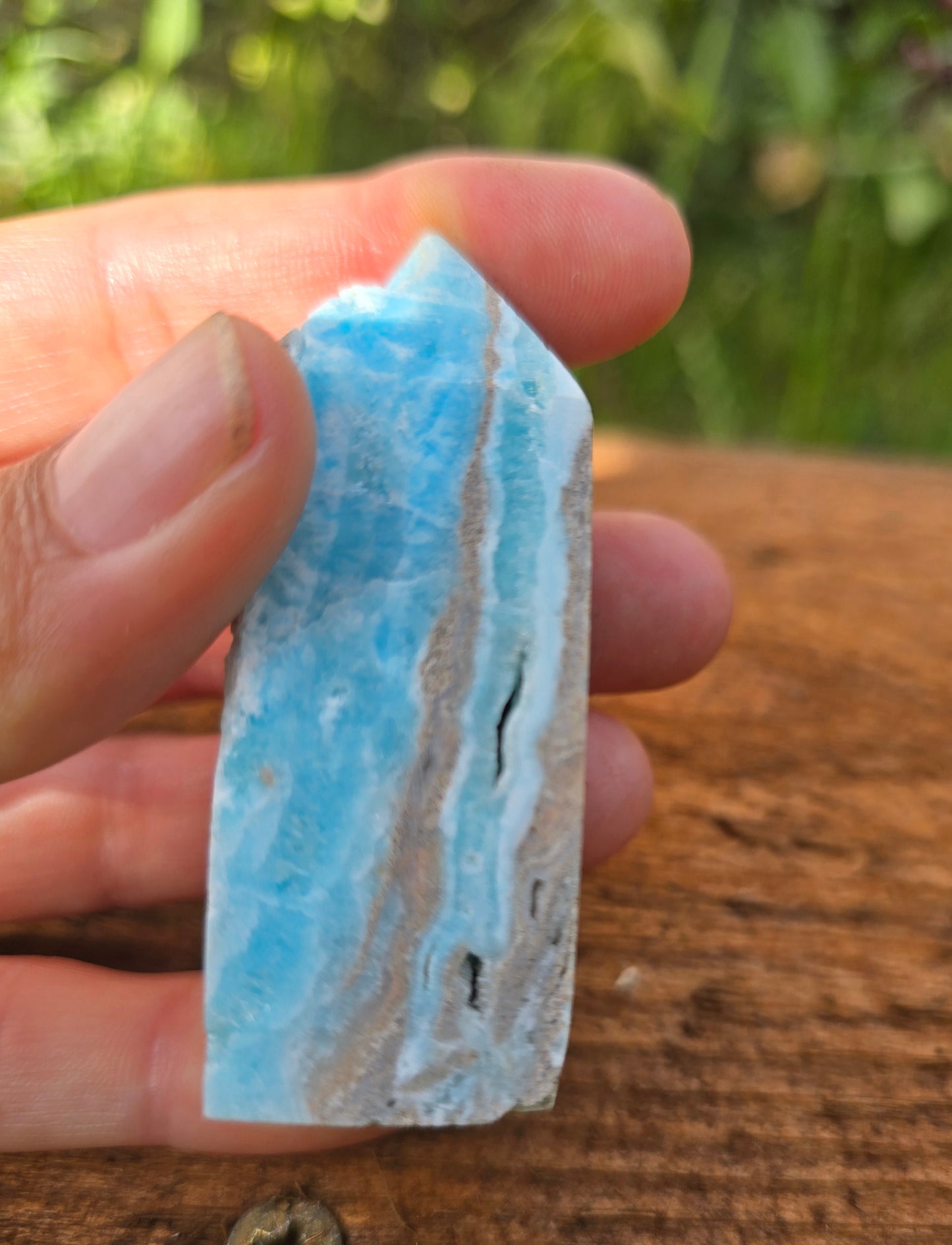 Blue Aragonite Tower