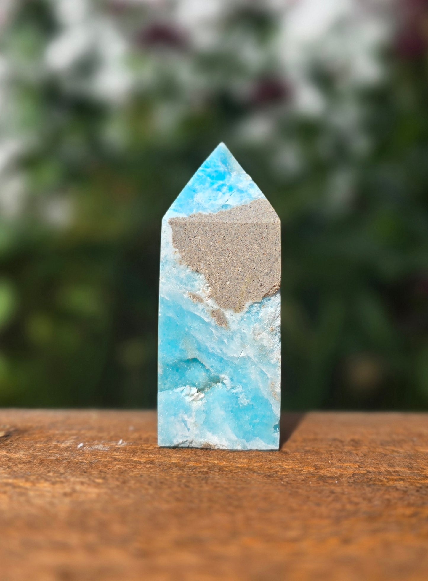Blue Aragonite Tower