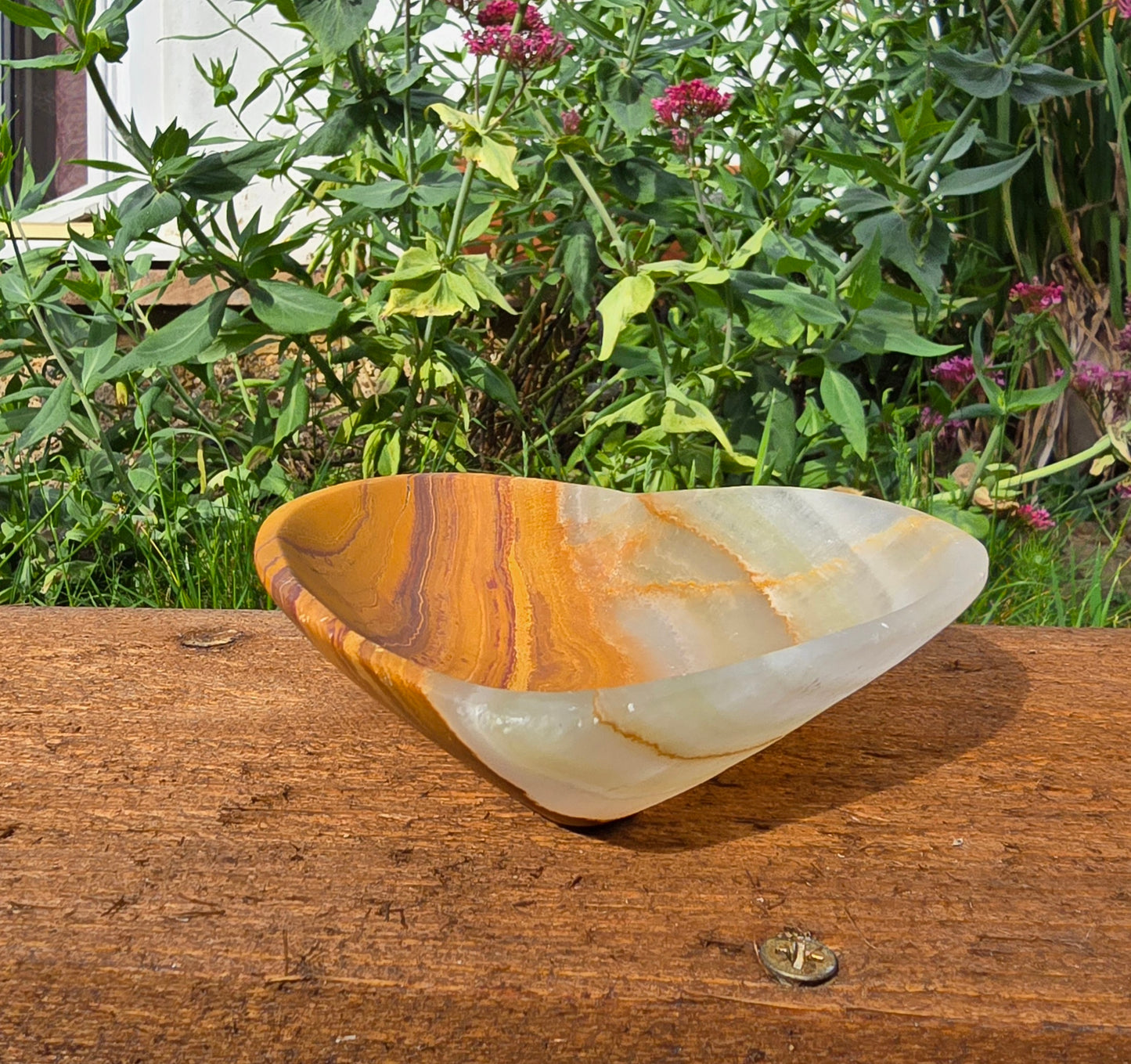 Aragonite Heart Bowl
