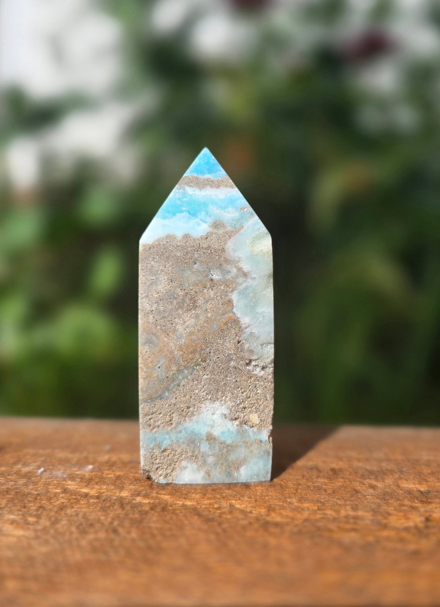 Blue Aragonite Tower